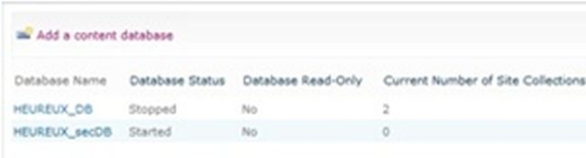 add a contact database in share point